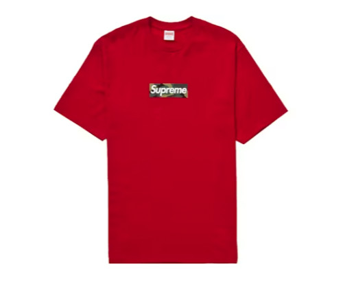 Supreme box logo red tee - supreme,