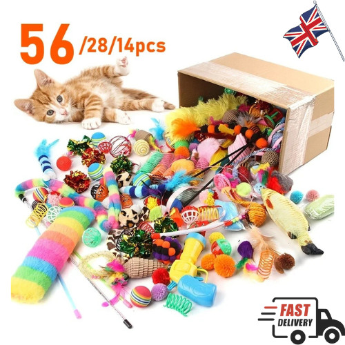 Cat toys 56pcs - 14/28/56pcs,