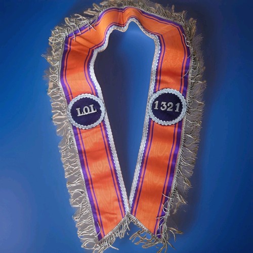 Orange order collarette - orange,