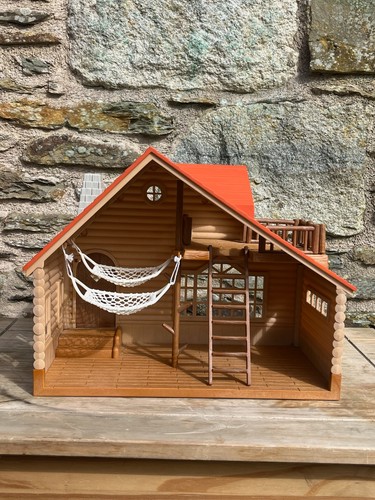 Sylvanian families log cabin - sylvanian,