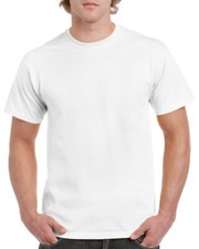 Mens Plain T-Shirt / Gildan Heavy Cotton Tee / New Value Blank T Shirt