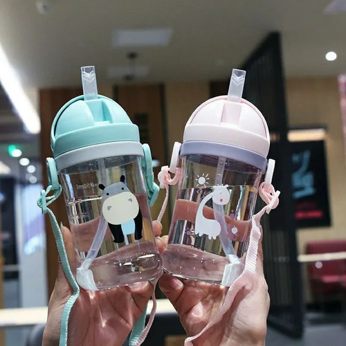 Baby cup with straw bottle - with,
