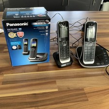 Panasonic KX-TGJ422E Twin Handset Cordless Phone - Black