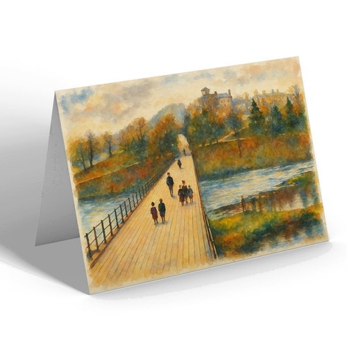 Notelet preston tram bridge - notelet,
