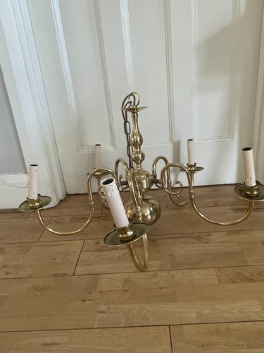 Vintage large brass arm - 5,