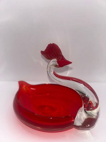Murano ashtray bird - ashtray,