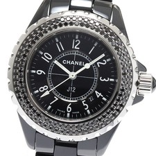 Chanel j12 h1416 black - black, ceramic