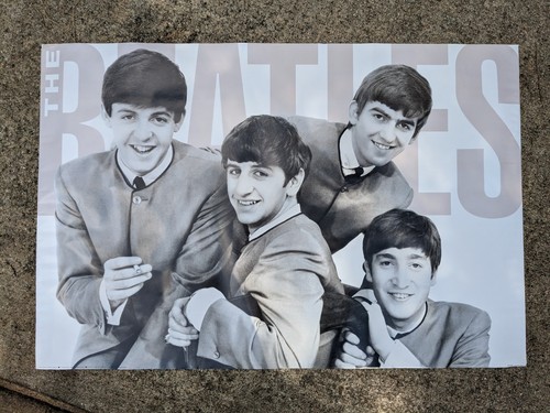 Beatles poster unused but - poster, (unused,