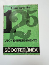 Lambretta Serveta Li 125 Scooterlinea Instruction Booklet - Spanish 1970s