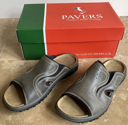 Pavers mens leather - sandals, in