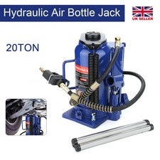 20 Ton Hydraulic Air Bottle Jack Pneumatic Lifting Lift Ram Car Truck Van Lorry