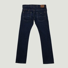 Armani Jeans men's jeans size W34 (act 34/33.5) straight leg stretch blue denim