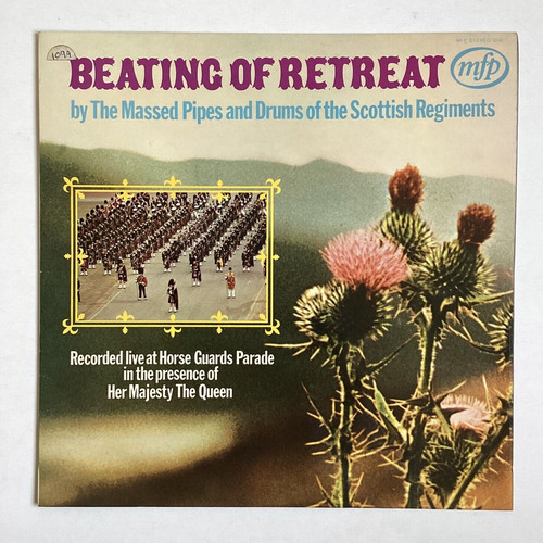 Beating retreat massed - beating,