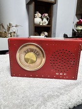 Exceptional Red 1950’s  General Electric Transistor Radio