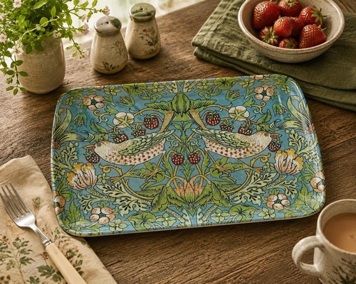 Serving tray small - serving, strawberry
