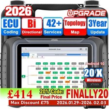 ✅XTOOL D8W Wireless OBD2