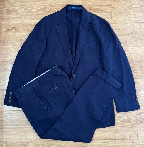 Polo ralph lauren navy linen - lauren,