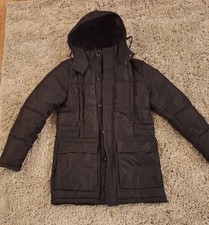 ZARA Mens Black Padded Winter