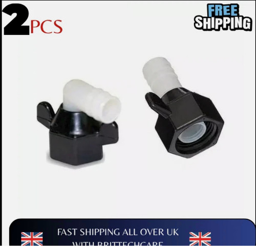Straight elbow 2 12mm - straight, 1/2"