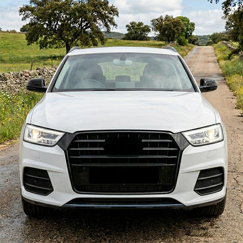 Gloss black front grille for - front,