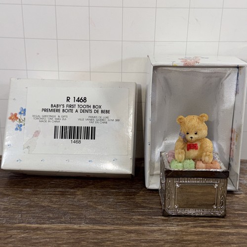 Vintage baby first tooth box - vintage,