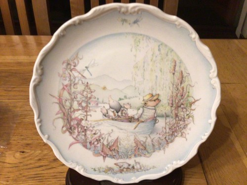 Wind the willows plate - the,