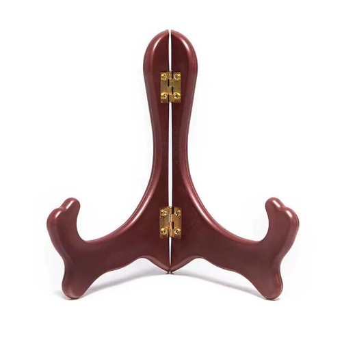 Wooden plate display - plate, stand
