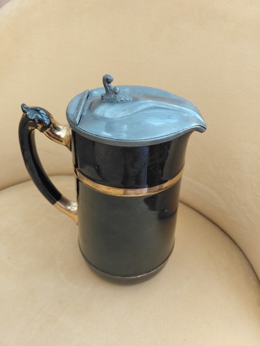 Victorian jackfield pitcher - jackfield,