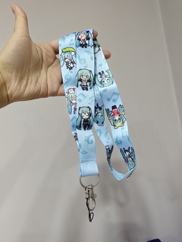 Hatsune miku lanyard - new, 45cm
