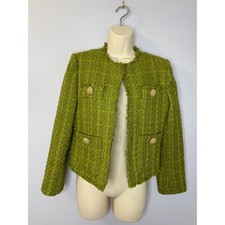 Mango Tweed Jacket with Jewel