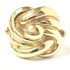 9ct Gold Knot Ring Heavy Solid