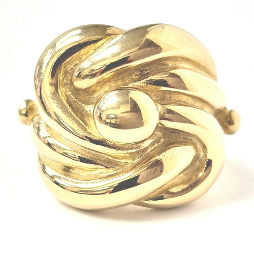 9ct gold knot - gold,