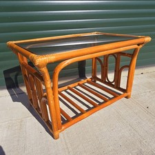 Bamboo Rattan Coffee Table