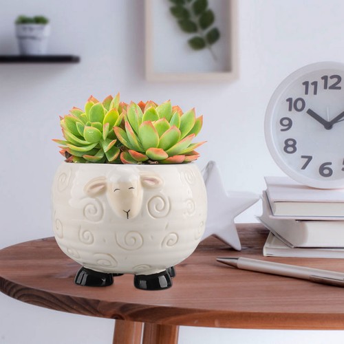 Cute ceramic sheep - ceramic,