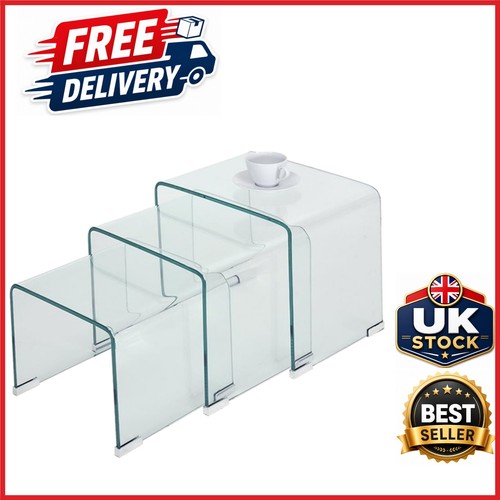 Modern clear glass nesting - modern,