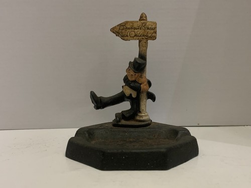Vintage cast metal - metal, drunk