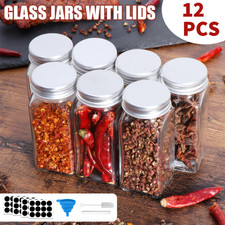 12x 120ml Kitchen Glass Jar