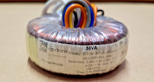 Vigortronix Toroidal Transformer 50VA 0-25V/0-25V 1A 0-115V/0-115V