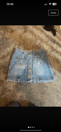 Denim skirt - denim,