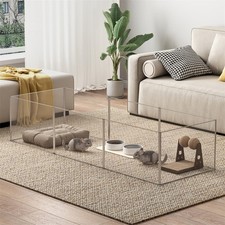 Large Clear Acrylic Dog