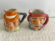 Artone England 2 small toby jugs , TOM PEARCE & PETER DAVEY