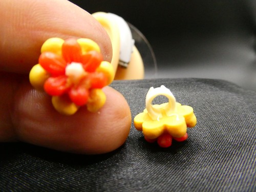 Flower button hearing aid - hearing,