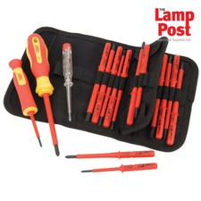 Draper 05776 Electricians VDE Screwdriver Set Insulated Interchangeable PZ Torx