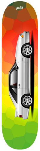 Car art mustang skateboard - art,
