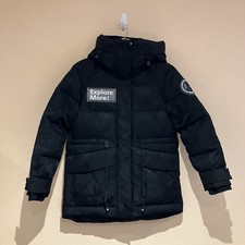 Bosideng Womens Black Camo Duck Down Parka Jacket Coat Uk Size 8