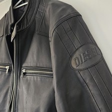 Diesel Leather Jacket Mens - XL (Cost £500!)