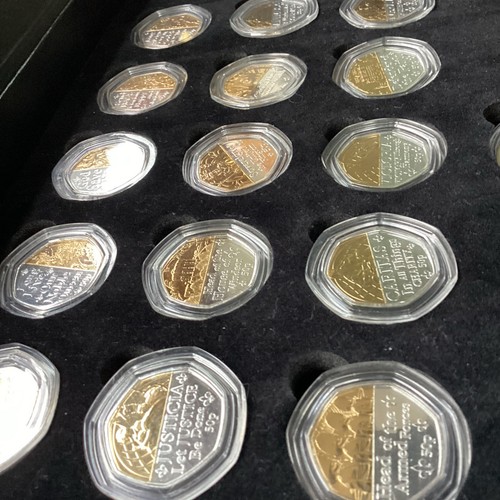 Coin platinum jubilee 50p - coin,