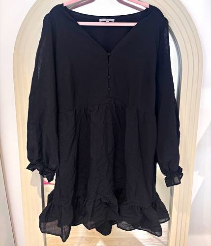 Oliver bonas black - black, v-neck