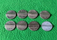 Vintage AM 1 Pool Table Tokens