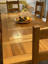 Oak Table 6chairs Excellent